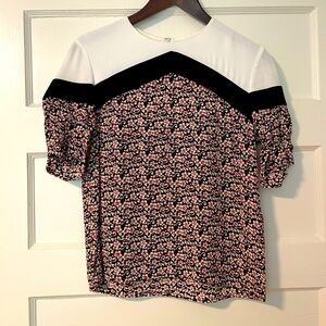 Maje Viscose Spring Floral Top - Size 1 - EUC